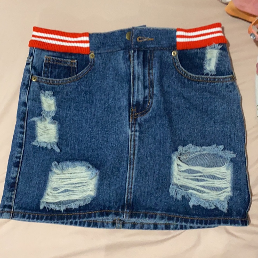 Denim skirt
